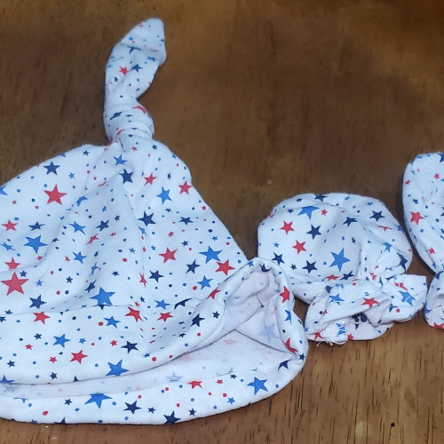 Modern Baby Hat + Mittens Set